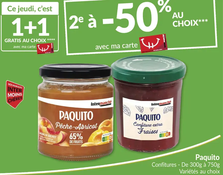 Offre: Paquito Confitures