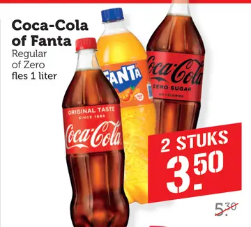 Aanbieding: Coca-Cola of Fanta