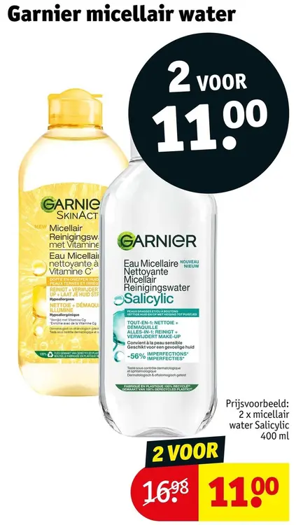 Promotie: Micellair water