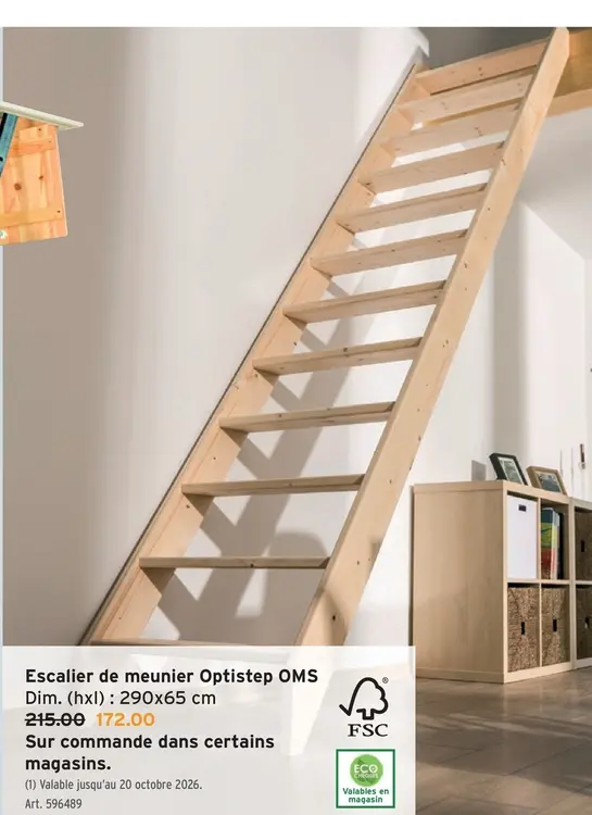 Offre: Escalier de meunier Optistep OMS
