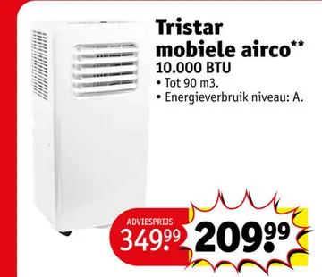 Aanbieding: Tristar mobiele airco