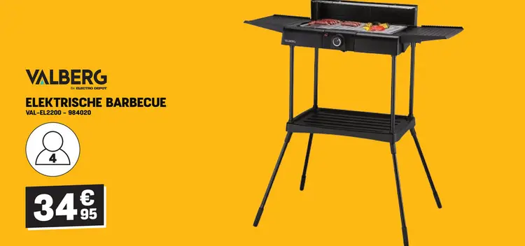 Promotie: Elektrische barbecue