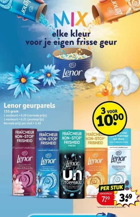 Promotie: Lenor geurparels