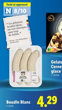 Offre: Boudin Blanc