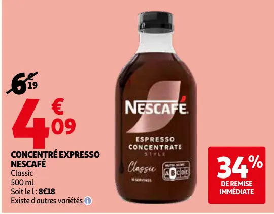 Offre: Concentré expresso