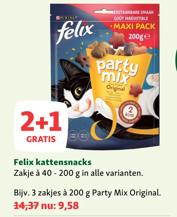 Aanbieding: Felix kattensnacks