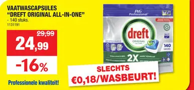 Promotie: Vaatwascapsules