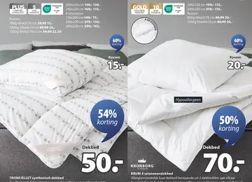 Aanbieding: TRONFJELLET synthetisch dekbed