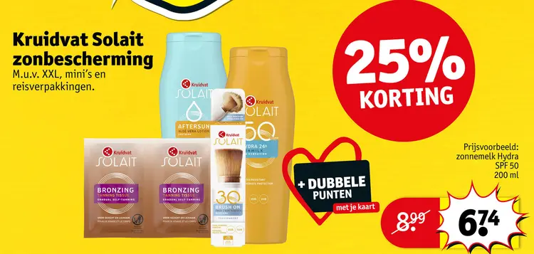 Promotie: Kruidvat Solait zonbescherming