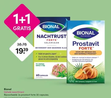 Aanbieding: Bional Nachtrust Forte en Prostavit Forte