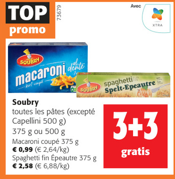 Offre: Macaroni coupé