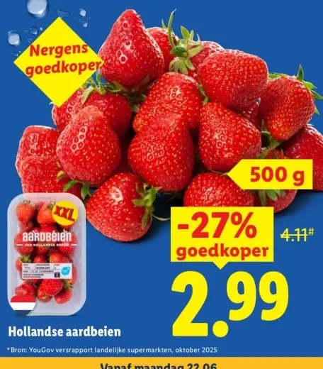 Aanbieding: Hollandse aardbeien