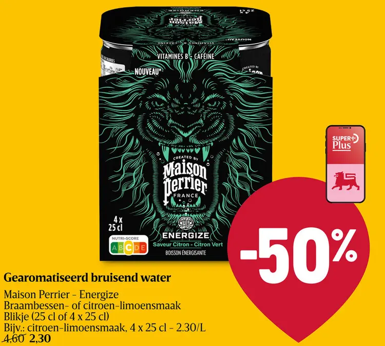 Promotie: Gearomatiseerde bruisend water