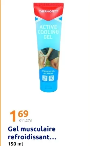 Offre: Gel musculaire refroidissant...