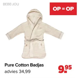 Aanbieding: Pure Cotton Badjas