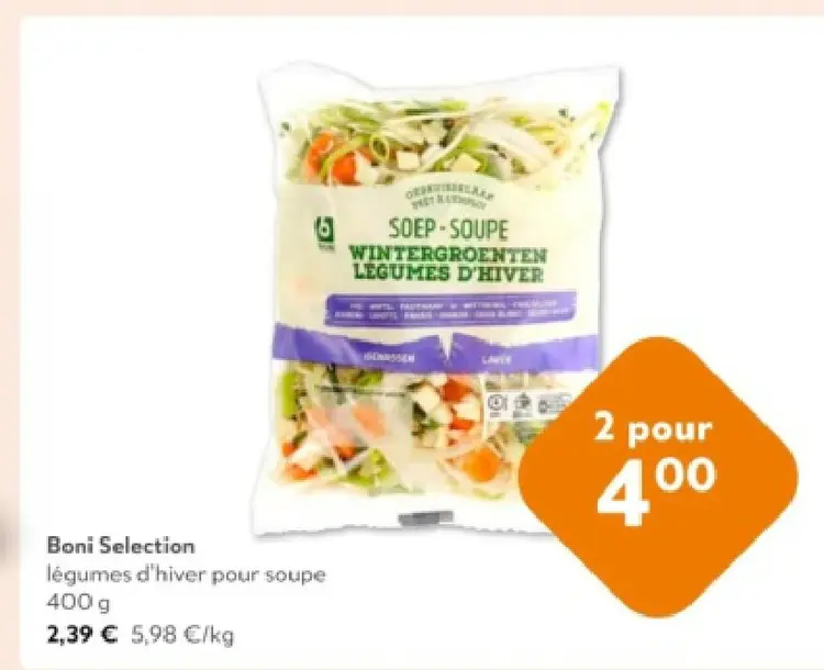 Offre: légumes d'hiver pour soupe