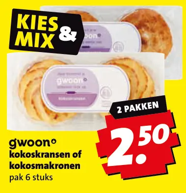 Aanbieding: Kokoskransen of kokosmakronen