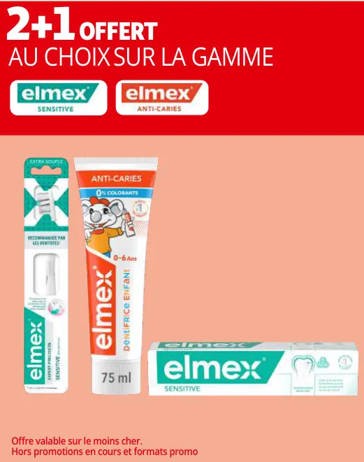 Promotie: La gamme Elmex Sensitie et Anti-Caries
