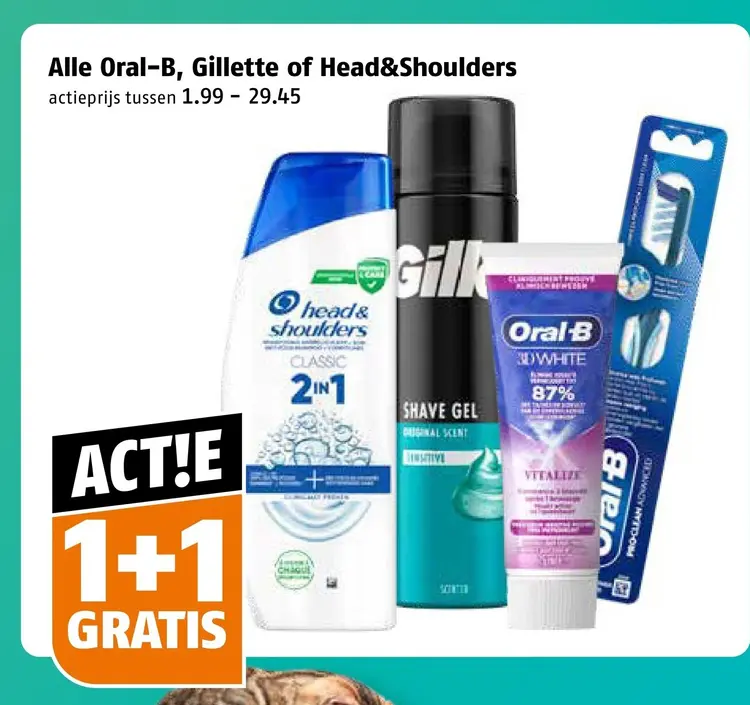 Aanbieding: Alle Oral-B, Gillette of Head&Shoulders