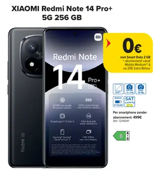Aanbieding: Redmi Note 14 Pro+ 5G 256 GB
