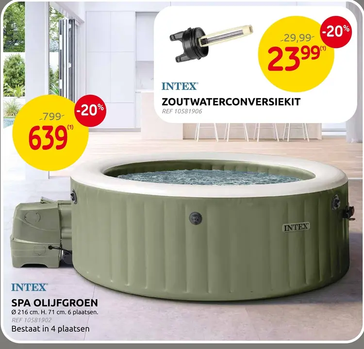 Promotie: Spa olijfgroen
