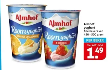 Aanbieding: Almhof yoghurt