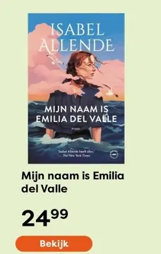 Aanbieding: Mijn naam is Emilia del Valle