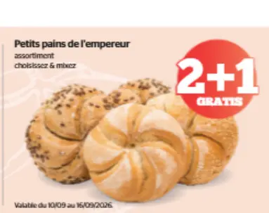Offre: Petits pains de l'empereur