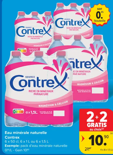 Offre: Eau minérale naturelle