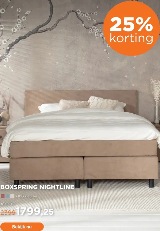 Aanbieding: Boxspring Nightline