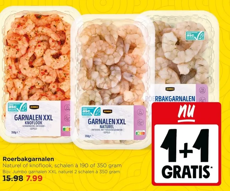 Aanbieding: Roerbakgarnalen