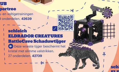 Aanbieding: ELDRADOR CREATURES BattleCave Schaduwtijger