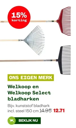 Aanbieding: bladharken