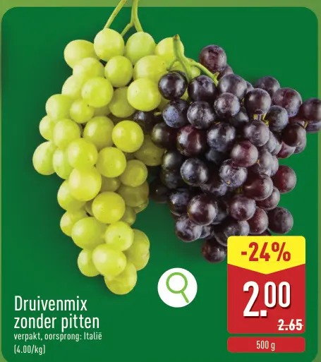 Promotie: Druivenmix