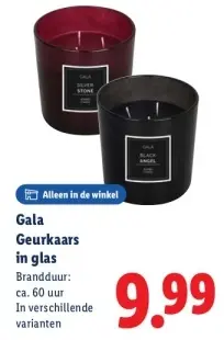 Aanbieding: Geurkaars in glas