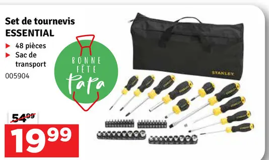 Offre: Set de tournevis