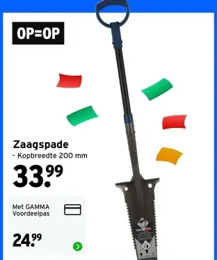 Aanbieding: Zaagspade