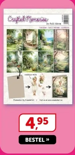 Aanbieding: Crafted Memories In full bloom