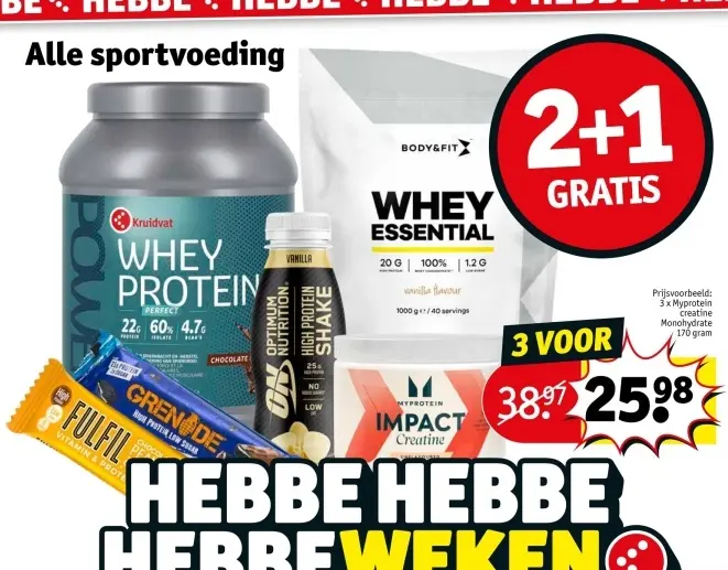 Promotie: Alle sportvoeding