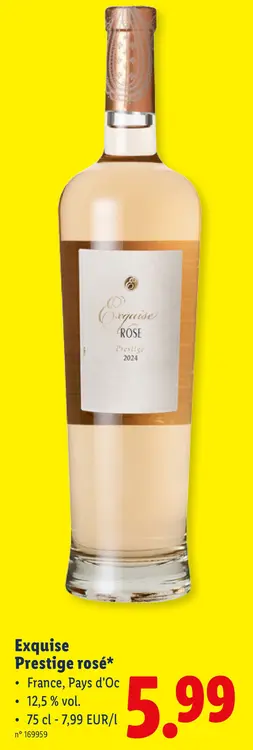 Offre: Exquise Prestige rosé