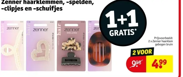 Promotie: Haarklemmen, -spelden, -clipjes en -schuifjes
