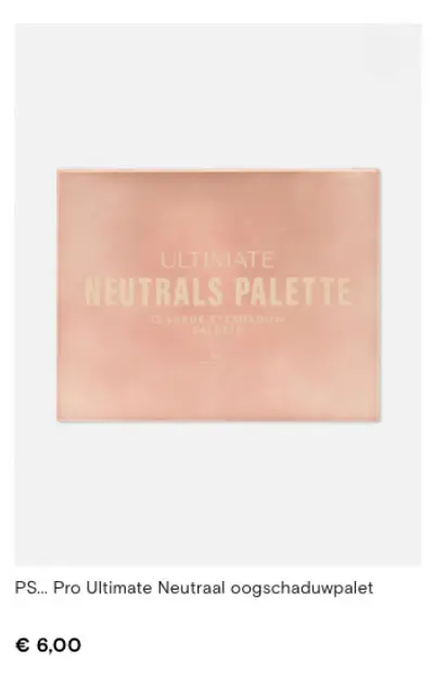 Promotie: Pro Ultimate Neutraal oogschaduwpalet