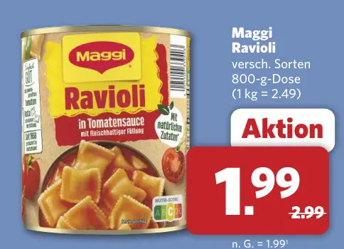 Aanbieding: Ravioli