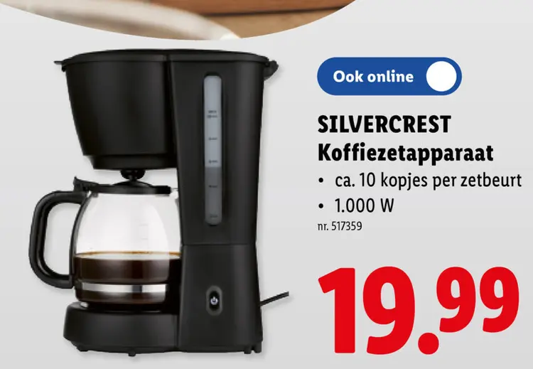 Promotie: Koffiezetapparaat