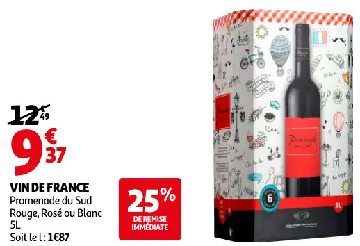 Promotie: VIN DE FRANCE Promenade du Sud