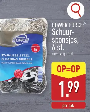 Promotie: Schuursponsjes