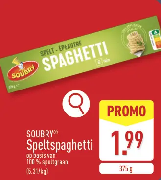Promotie: Speltspaghetti