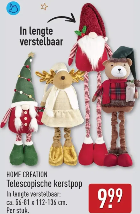 Aanbieding: Telescopische kerstpop