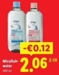 Aanbieding: Micellair water