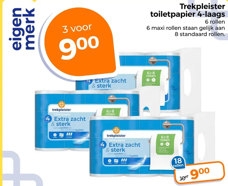 Aanbieding: Toiletpapier 4-laags
